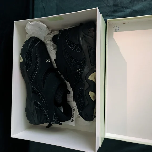 Reebok Black and Gray Athletic Shoes